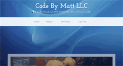 Desktop Screenshot of codebymatt.biz